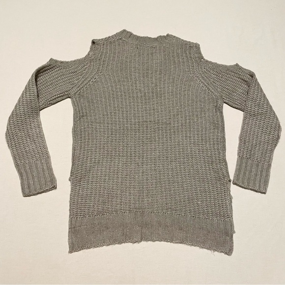Ex-Girlfriend Womens Long Sleeve Sweater Cut Out Shoulders Size XL - Picture 9 of 16